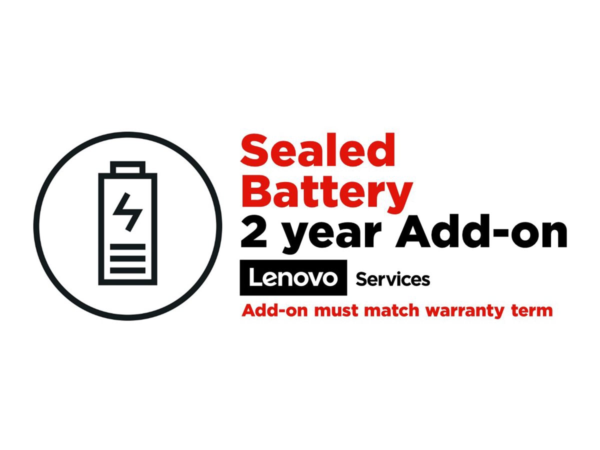 Lenovo Sealed Battery Add On - battery replacement - 2 years