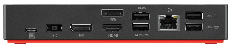 Lenovo ThinkPad USB-C Dock Gen 2 - docking station - USB-C - HDMI, 2 x DP - GigE