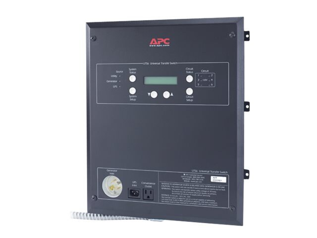 APC Universal Transfer Switch 6-Circuit - bypass switch
