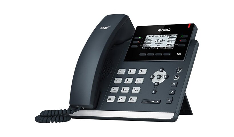 Yealink SIP-T41S - VoIP phone with caller ID - 3-way call capability