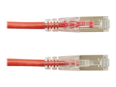 Black Box GigaBase 3 patch cable - 3 ft - red
