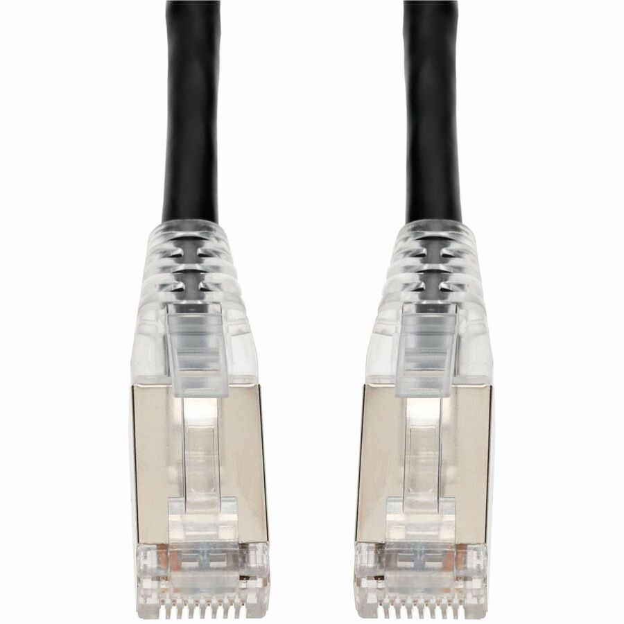 Proline 50ft RJ-45 (M)/RJ-45 (M) Shielded Straight Black Cat6A STP Cable