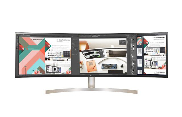 LG 49" 5120x1440 HDMI DisplayPort LCD Monitor