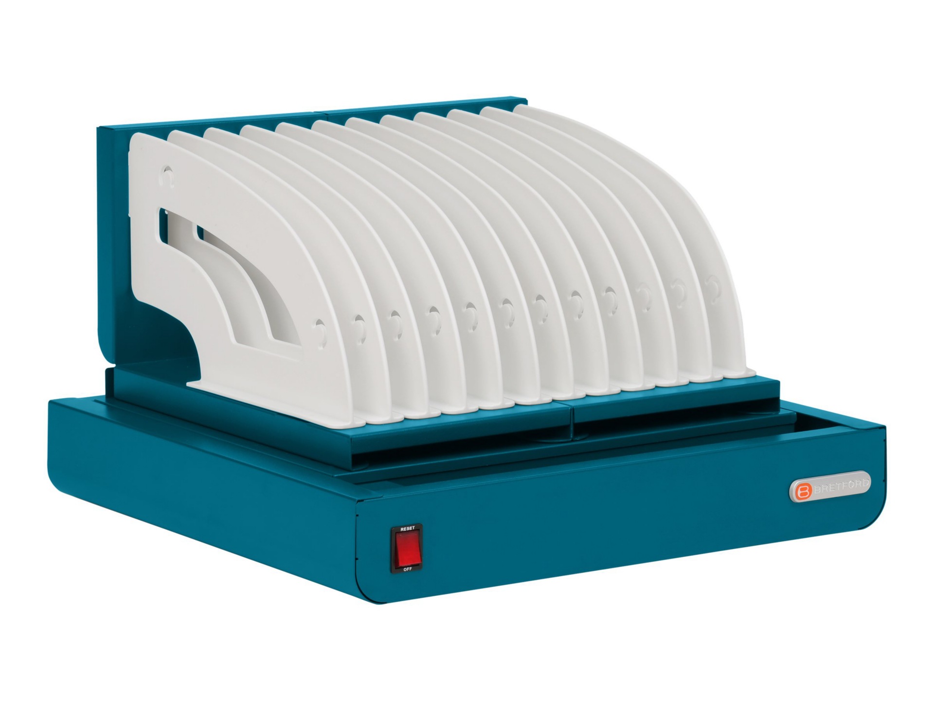 Bretford Cube Micro Tray TVT10AC mounting component - for 10 notebooks/tablets - pacific blue