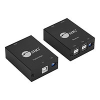 SIIG 4-Port USB 2.0 Extender (Transmitter & Receiver) - USB extender - USB
