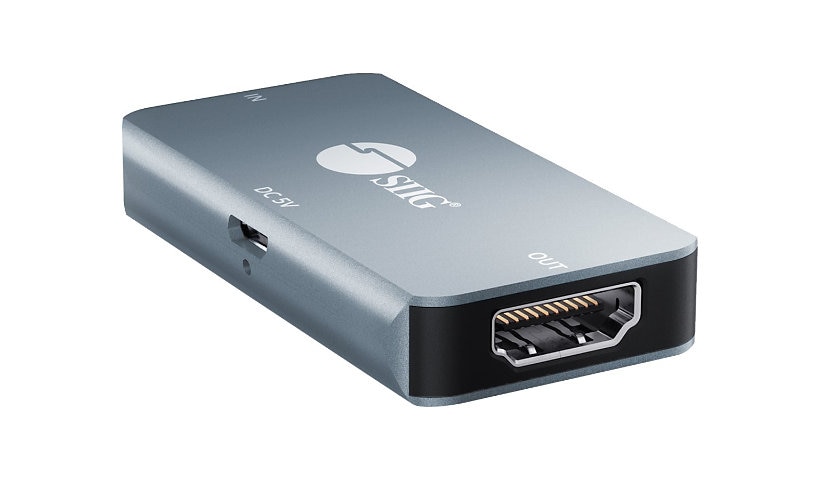 SIIG HDMI 2.0 4K HDR Repeater - repeater - HDMI - TAA Compliant