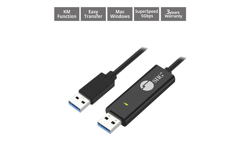 SIIG USB 3.0 Data KM Magic Switch Console Cable - direct connect adapter -