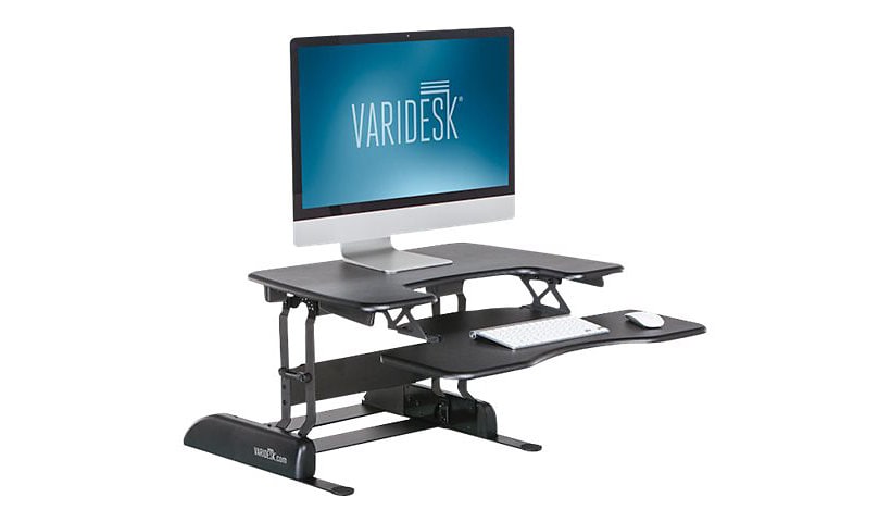 VARIDESK Pro Plus 30 - standing desk converter - black