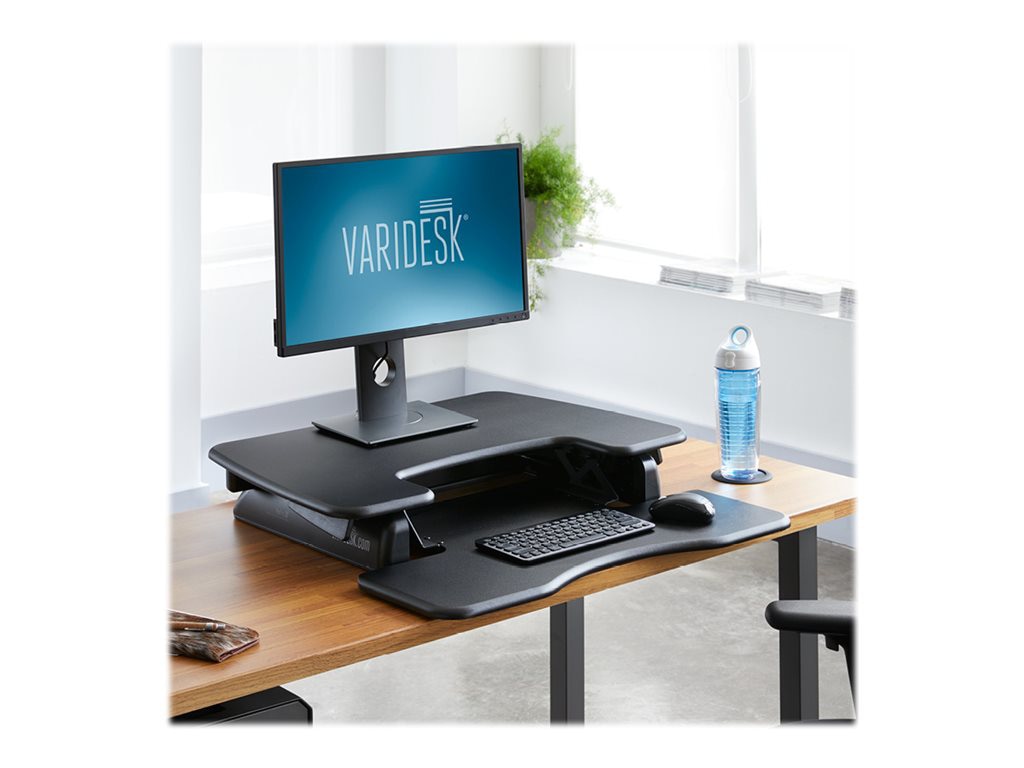 Thumbnail 3 of 8 for VARIDESK Pro Plus 30 - standing desk converter - black