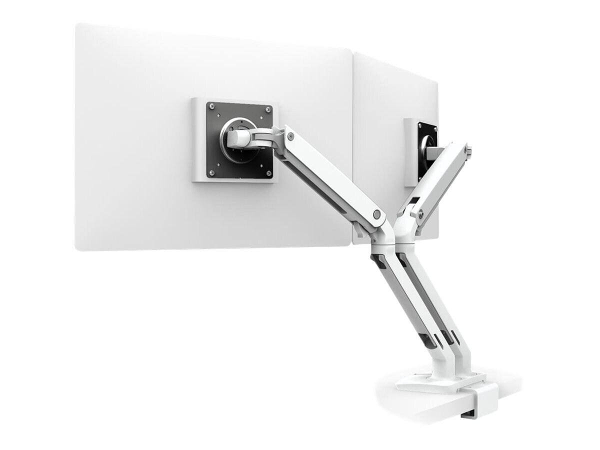 Ergotron MXV mounting kit - for 2 monitors - white