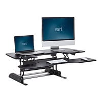 VARIDESK Pro Plus 48 - standing desk converter - black
