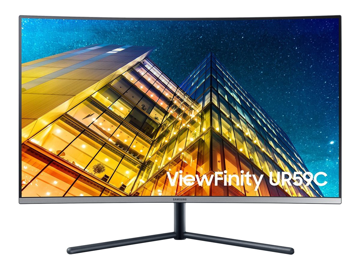 Samsung U32R590CWN - UR59C Series - LED monitor - curved - 4K - 32"