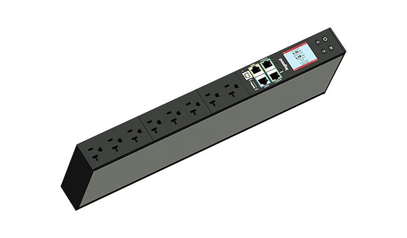 Legrand Rack PDU, Network Metered, 1U, 16A, 120V, (8) 5-20R, L5-20P Cord -