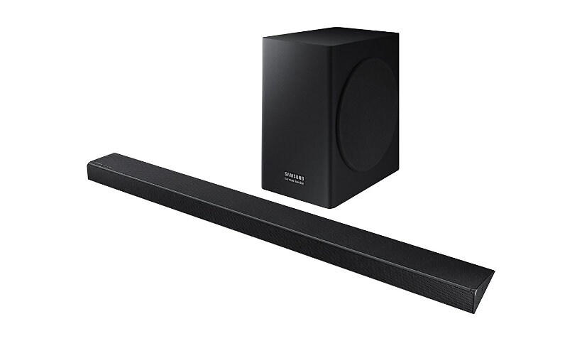 Samsung HW-Q60R - sound bar system - for home theater - wireless