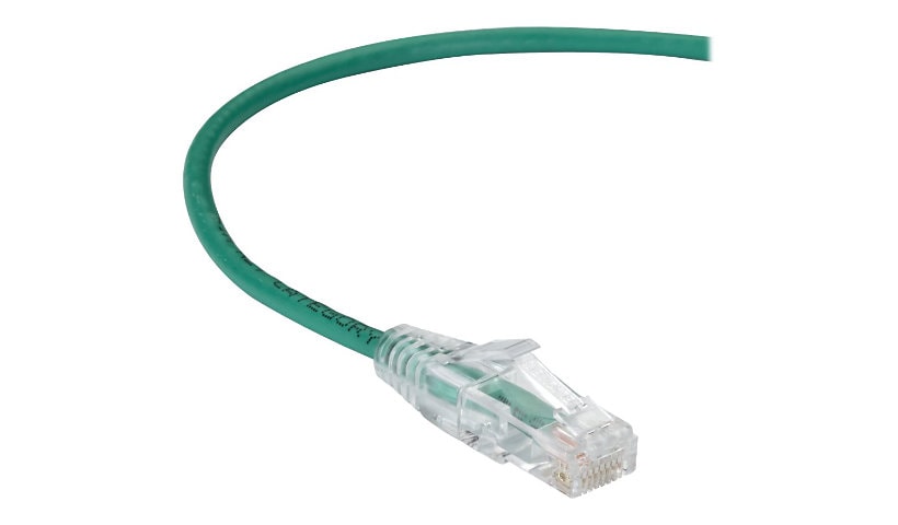 Black Box Slim-Net patch cable - 12 ft - green