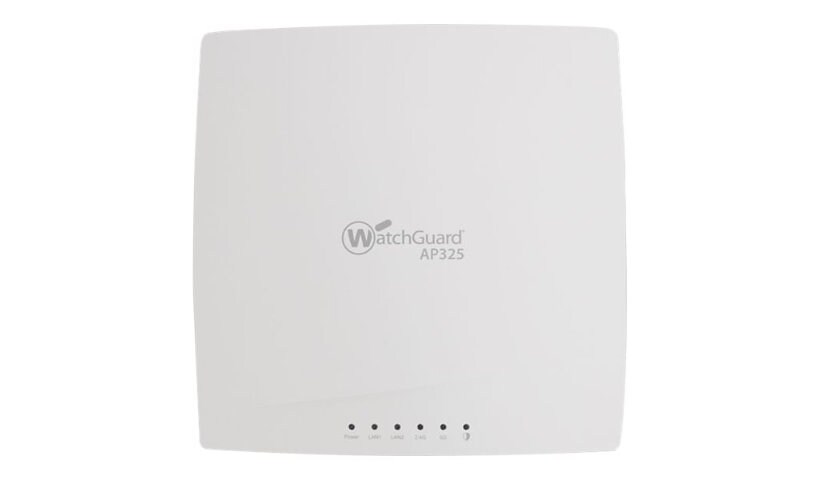 WatchGuard AP325 - borne d'accès sans fil - Wi-Fi 5, Wi-Fi 5 - géré par le Cloud - avec 1 an de Wifi sécurisé