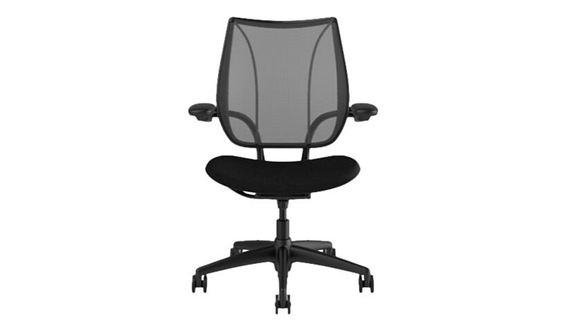Humanscale Liberty - chair - plastic, mesh, textile, Technogel - black, car
