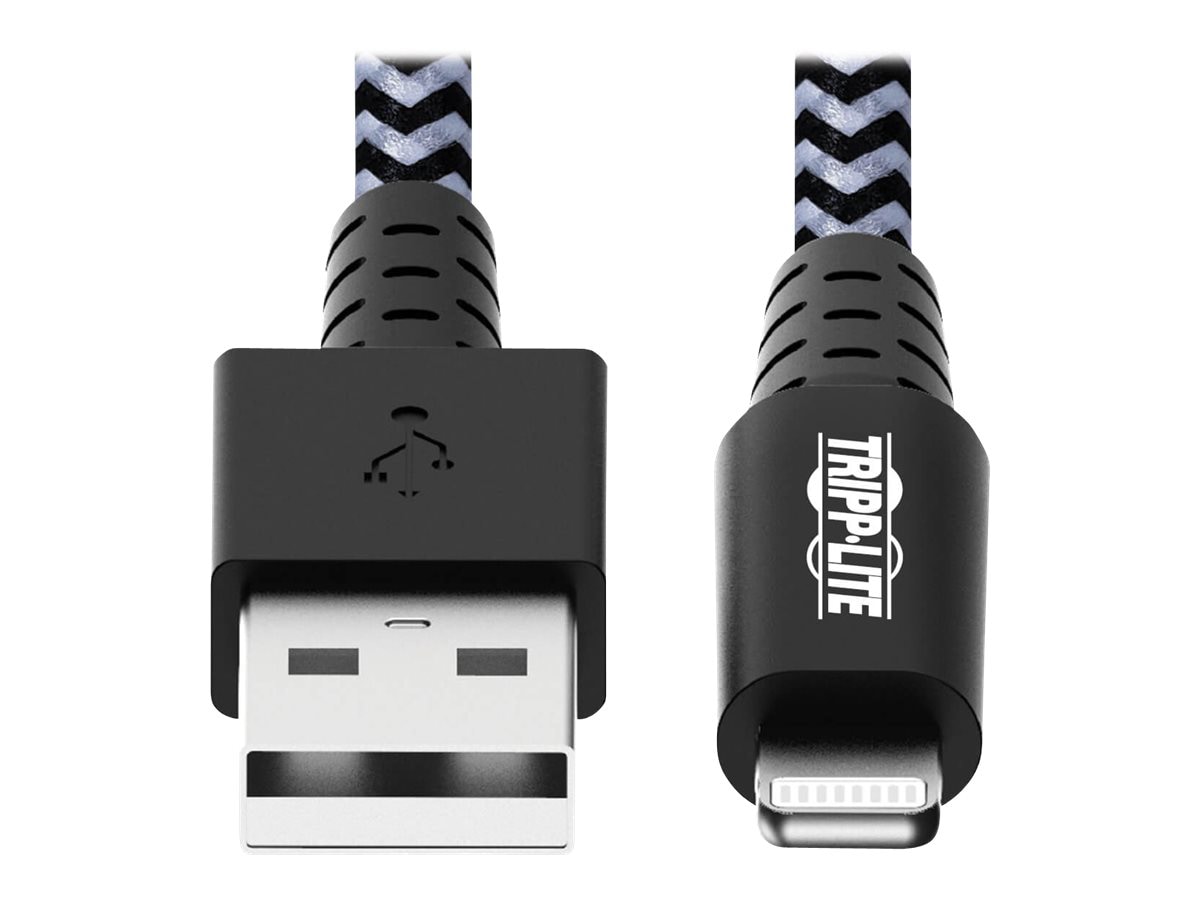 3 m (10 ft.) USB to Lightning Cable - Long iPhone / iPad / iPod Charger  Cable - Lightning to USB Cable - Apple MFi Certified - Black