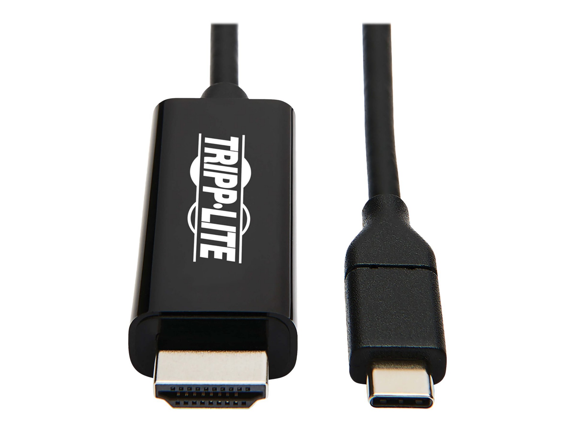 Tripp Lite USB C to HDMI Adapter Cable USB 3.1 Gen 1 4K M/M USB-C Black 3ft - video cable - HDMI / USB - 3 ft