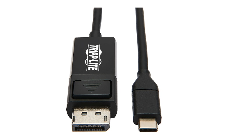 Tripp Lite USB C to DisplayPort Adapter Cable USB 3.1 Locking 4K USB-C 6ft - DisplayPort cable - 24 pin USB-C to U444-006-DP-BE - USB Adapters - CDW.com