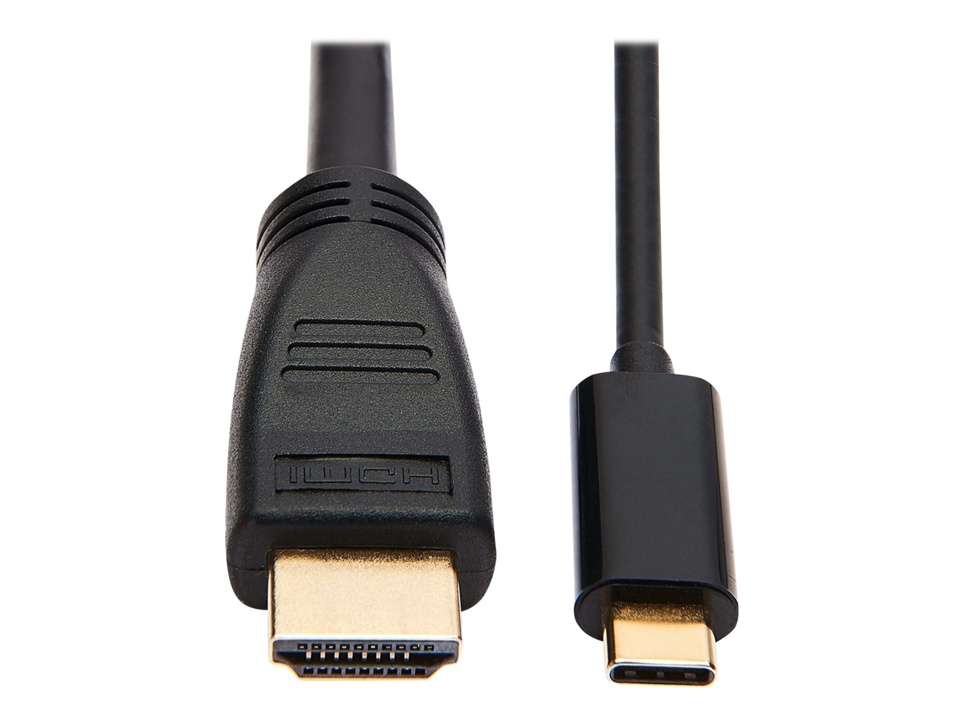 Eaton Tripp Lite Series USB-C to HDMI Active Adapter Cable M/M 4K 60 Hz 4:4:4 HDCP 2.2 Mid-Cable Adapter Black 6ft 1.8 m