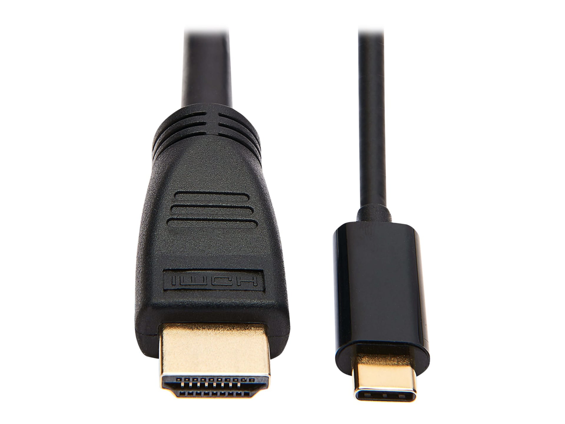 Tripp Lite USB C to HDMI Adapter Cable USB 3.1 4K@60Hz M/M USB-C Black 10ft - video cable - HDMI / USB - 10 ft