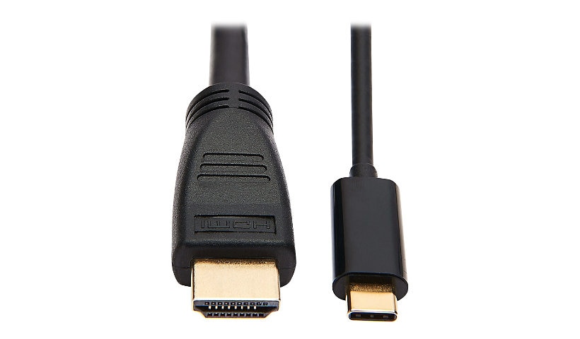 Tripp Lite USB C to HDMI Adapter Cable USB 3.1 4K@60Hz M/M USB-C Black 10ft - video cable - HDMI / USB - 10 ft
