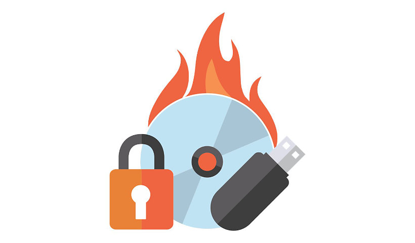 Roxio Secure Burn Enterprise (v. 4) - license - 1 user