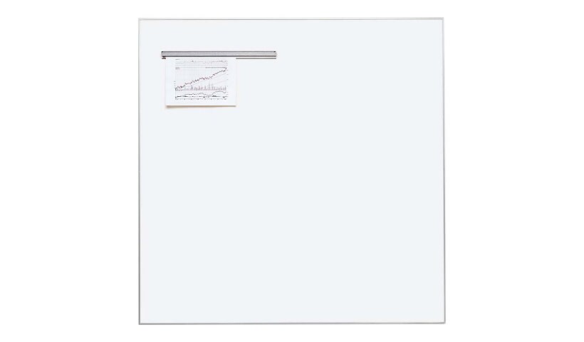 Egan Aluminum Frame whiteboard - 2159 x 1346 mm - white