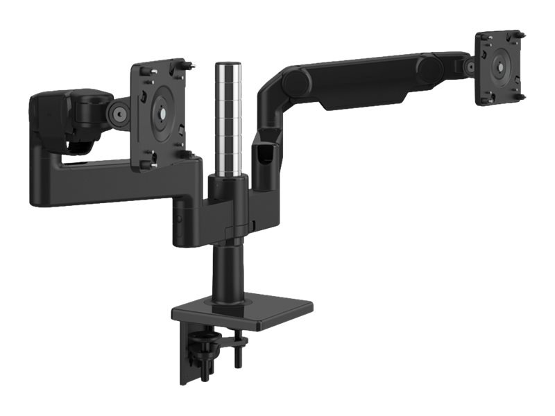 Humanscale M/FLEX M8.1 - mounting kit - for 2 LCD displays - black with bla