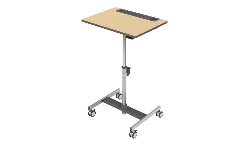 Ergotron LearnFit SE2 Short - sit/standing desk - rectangular - fusion maple