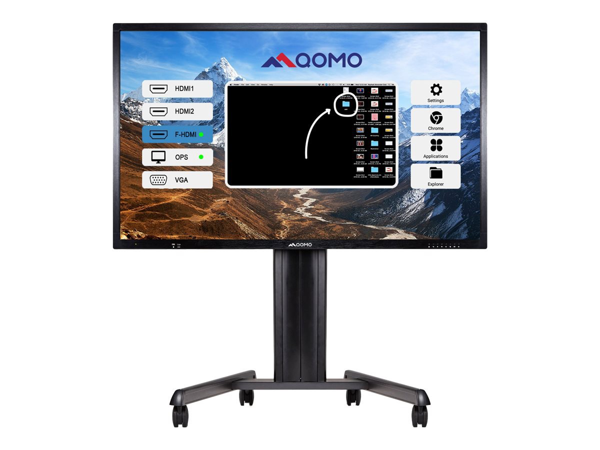 QOMO QIT1365 Journey 13 - 65" LED-backlit LCD display - 4K - for interactiv