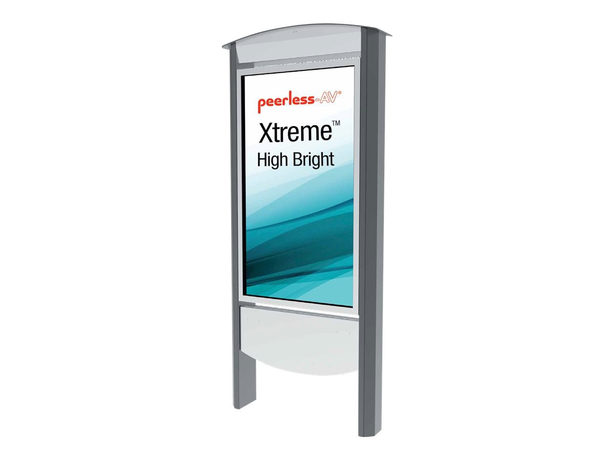 Peerless-AV Smart City 49" Outdoor Kiosk - Silver