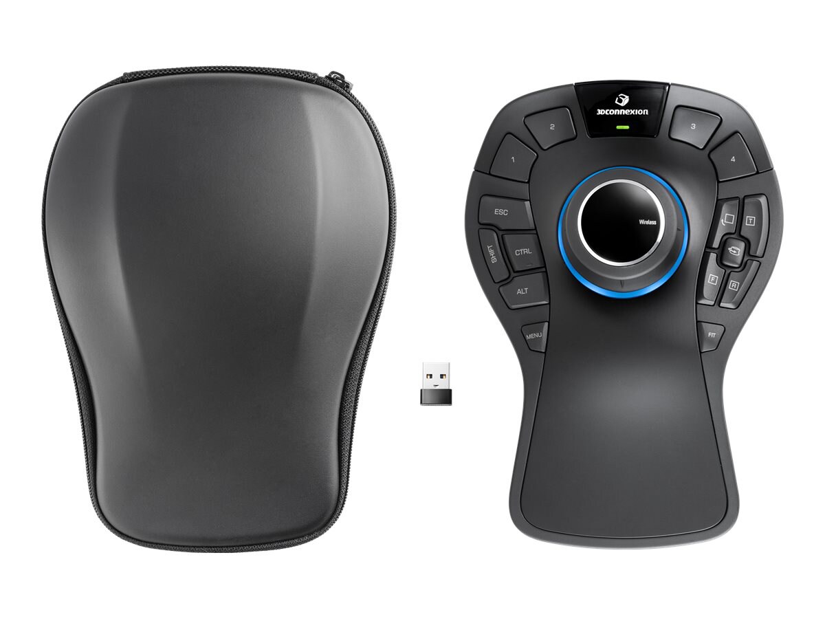 3Dconnexion SpaceMouse Pro Wireless - 3D mouse - 2.4 GHz - 3DX