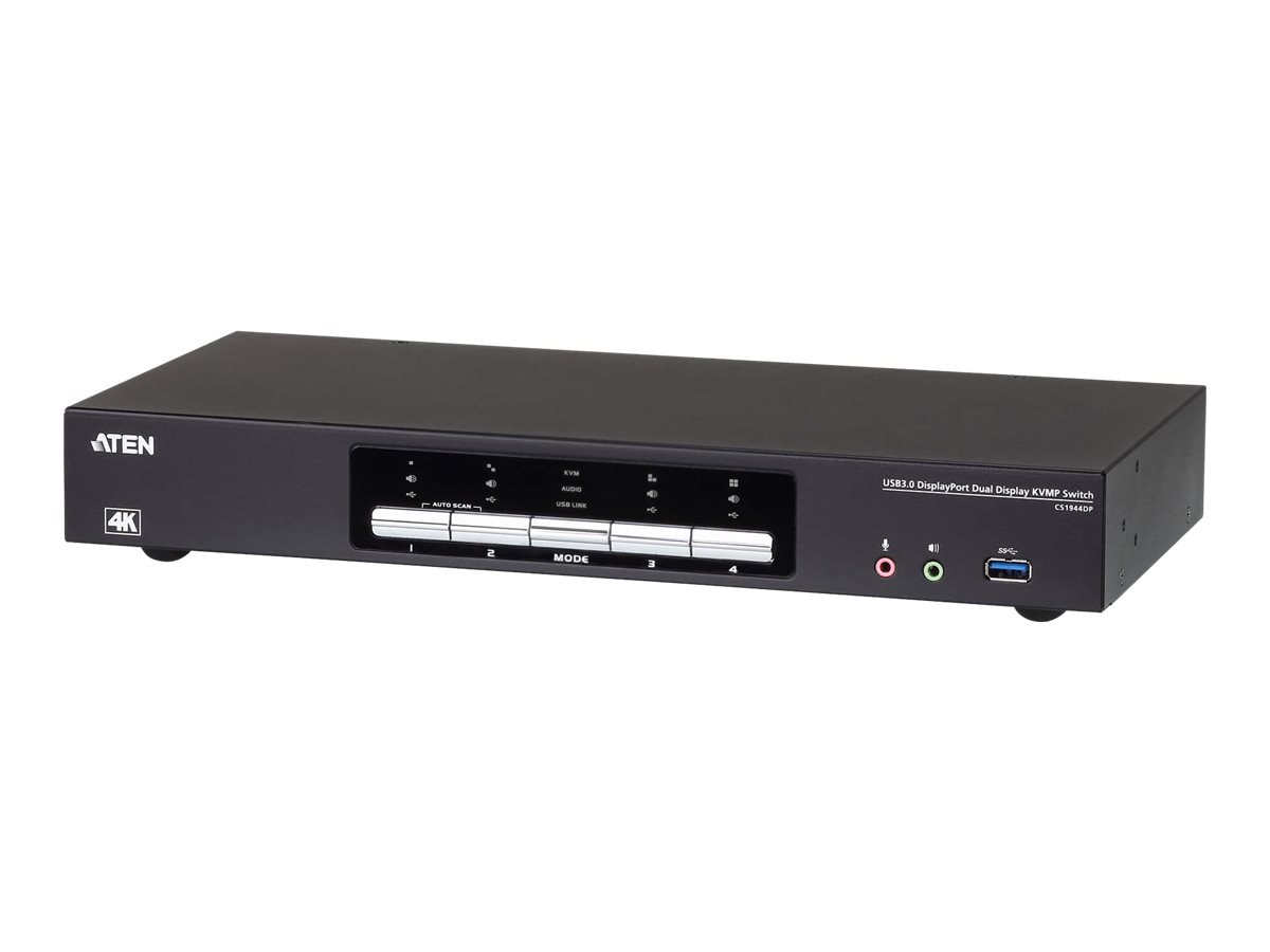 ATEN CS1944DP - KVM / audio / USB switch - 4 ports