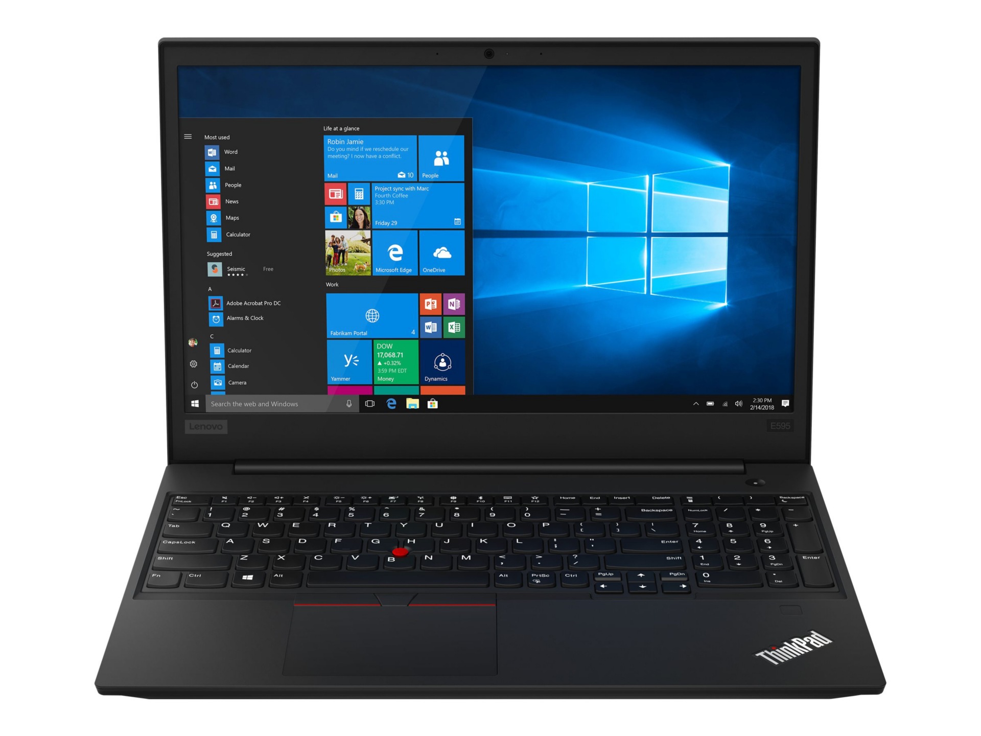 Lenovo ThinkPad E595 15.6" Ryzen 5 3500U 8GB RAM 256GB Windows 10 Pro