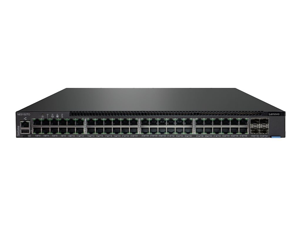 Lenovo ThinkSystem NE0152TO RackSwitch - switch - 48 ports - rack-mountable