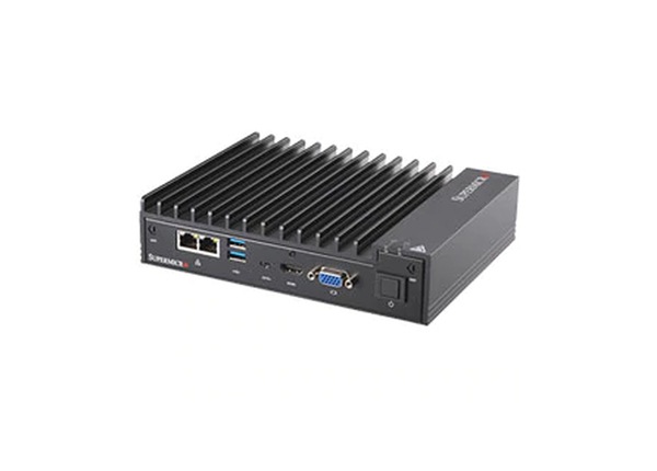 Supermicro SuperServer E100-9APP Embedded/IoT System - Black
