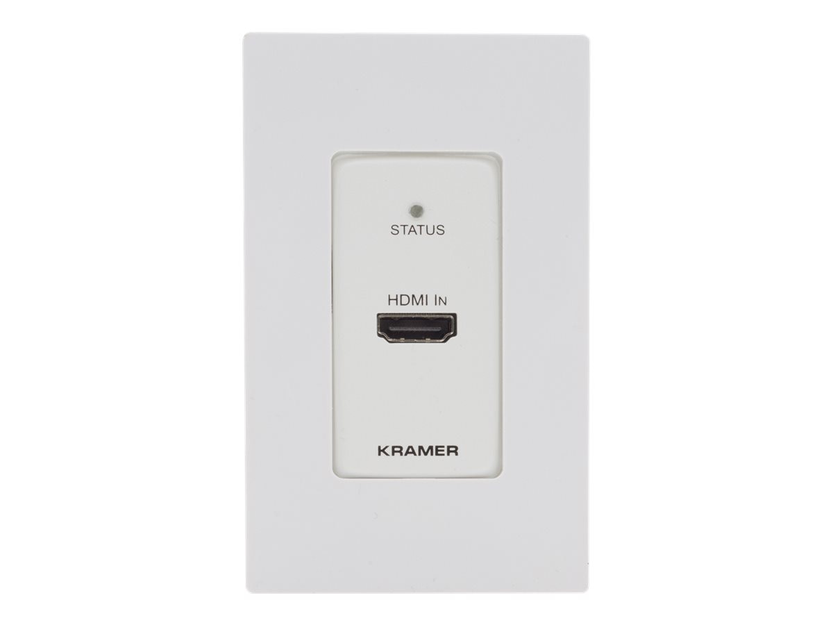 Kramer Wall-Plate Transmitter with White & Black Decora® Design Frame Sets