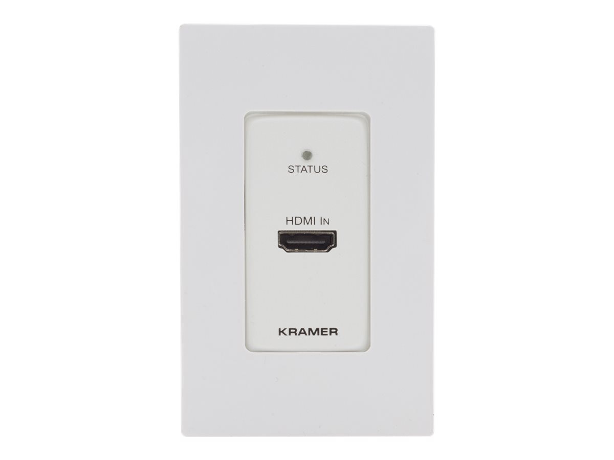 Kramer Wall-Plate Transmitter with White & Black Decora® Design Frame Sets