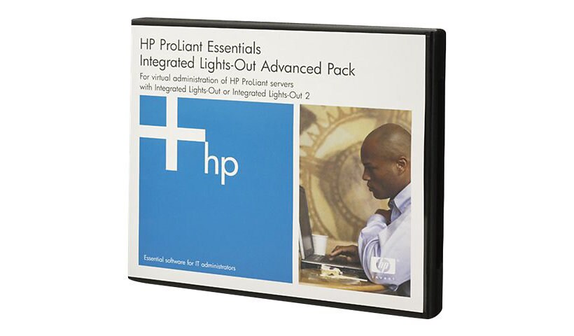 HPE ProLiant Essentials Integrated Lights-Out Advanced Pack - license + 1 Year 24x7 Support - 1 server