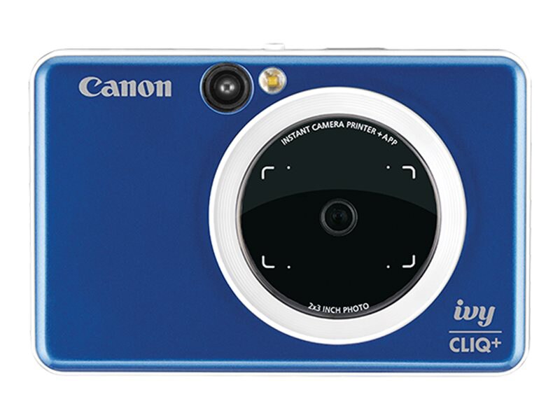 Canon IVY CLIQ+ Instant Camera Printer + App - Sapphire Blue