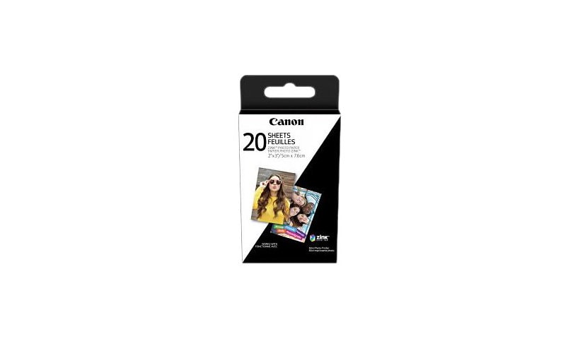 Canon ZINK ZP-2030-20 - photo paper - glossy - 20 sheet(s) -
