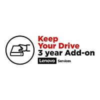 Lenovo Keep Your Drive Add On - contrat de maintenance prolongé - 3 années