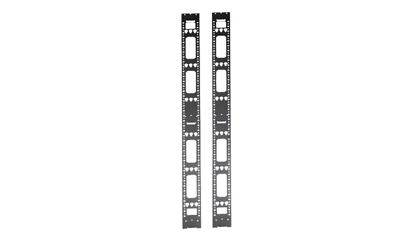 Tripp Lite 45U Rack Enclosure Server Cabinet Vertical Cable Management Bars - barre de gestion de câble de rack - 45U