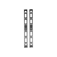 Tripp Lite 45U Rack Enclosure Server Cabinet Vertical Cable Management Bars - rack cable management bar - 45U