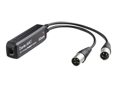 Audinate Dante AVIO 2CH Analog Output Adapter Dante audio output endpoint
