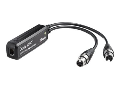 Audinate Dante AVIO 2Ch Analog Input Adapter Dante audio input endpoint