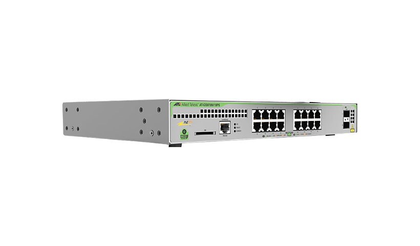 Allied Telesis CentreCOM AT-GS970M/18PS-R - switch - 18 ports - managed - rack-mountable
