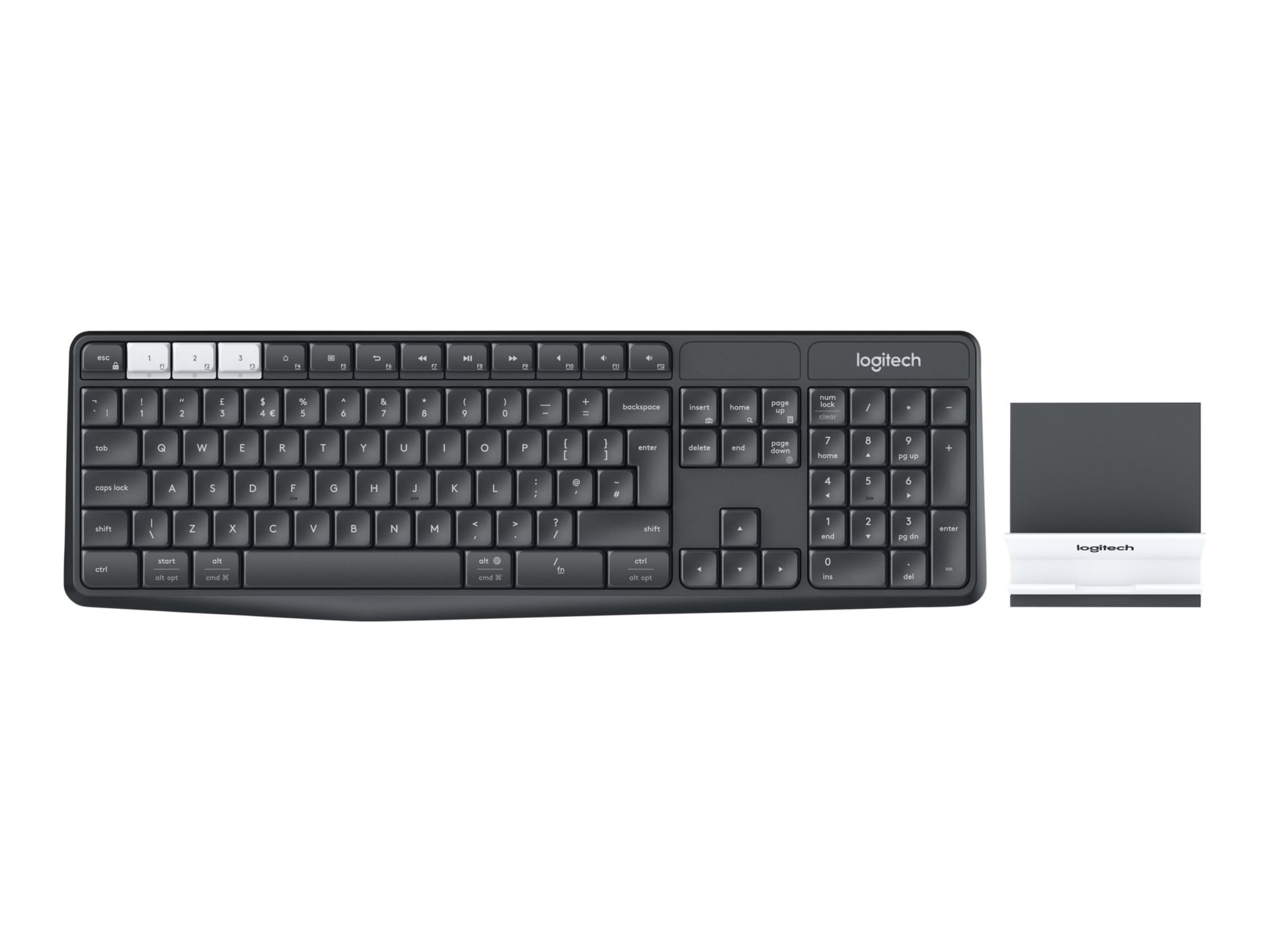 Saml op Virkelig Rubin Logitech K375s Multi-Device - keyboard - graphite, off-white - 920-008165 -  Keyboards - CDW.com